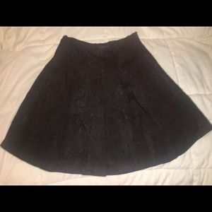 Express Black Classic skirt with tule lining.